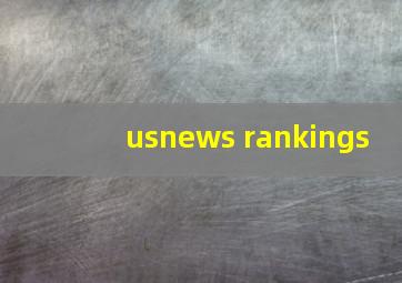 usnews rankings